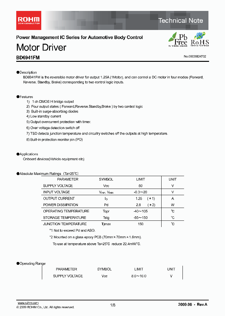 BD6941FM_5001181.PDF Datasheet