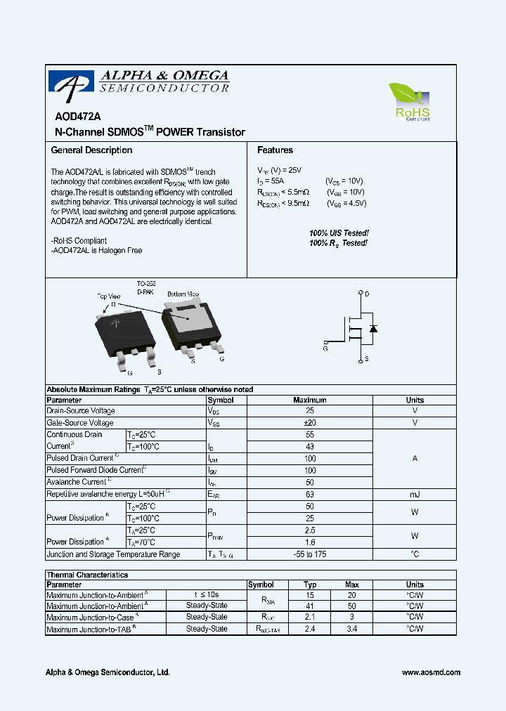 AOD472A_5001371.PDF Datasheet