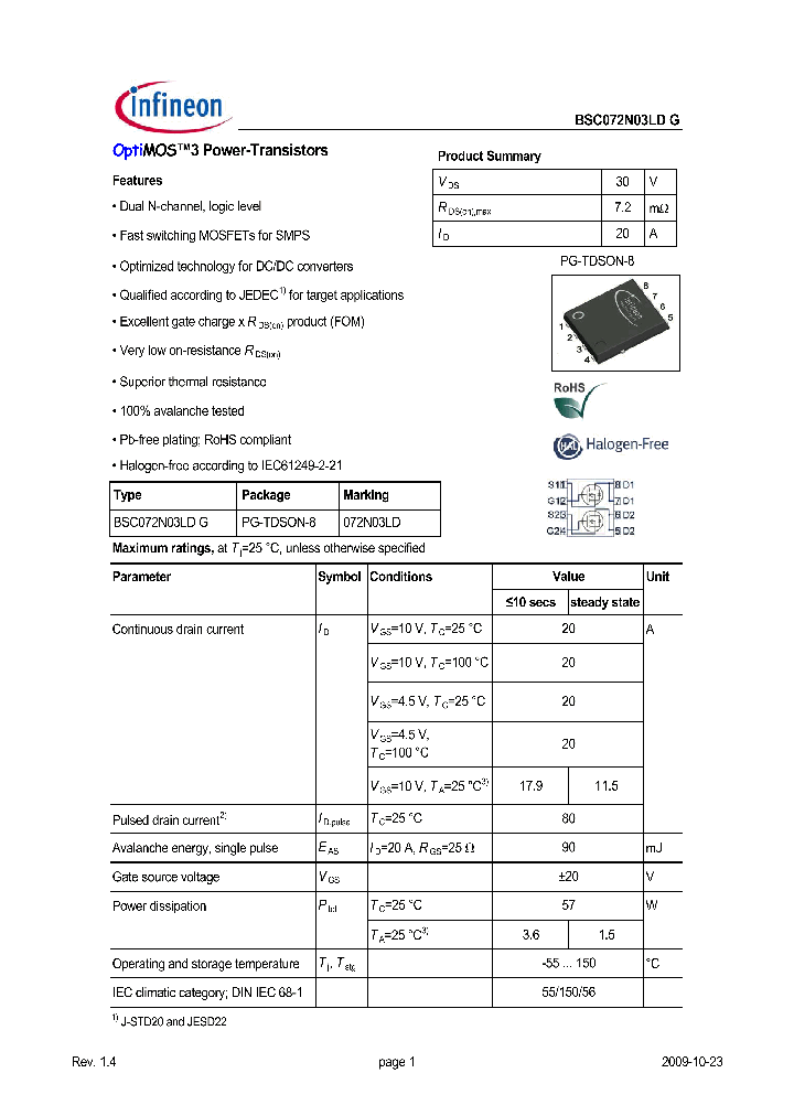 BSC072N03LDG_5001802.PDF Datasheet