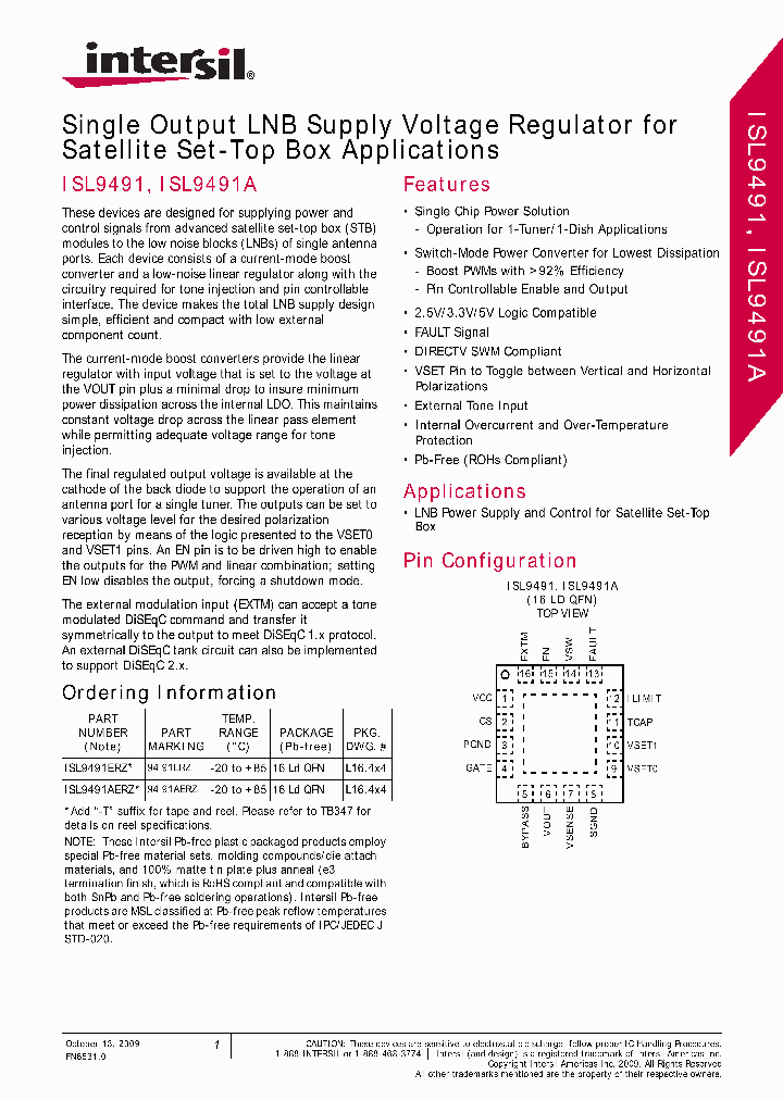 ISL9491_5001908.PDF Datasheet