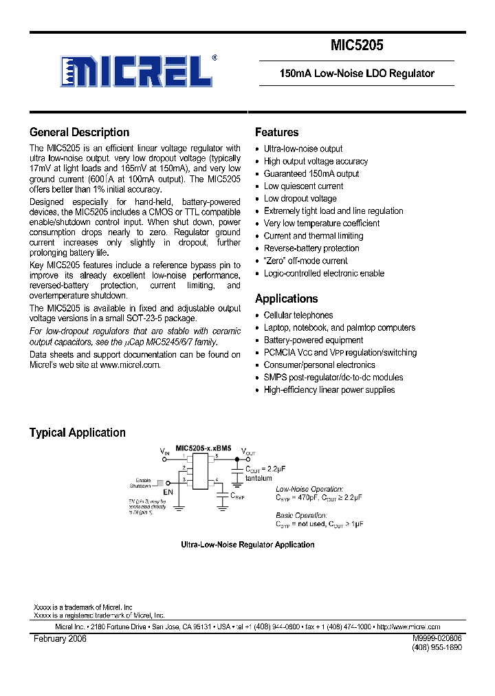 MIC5205-30YM5_5002541.PDF Datasheet