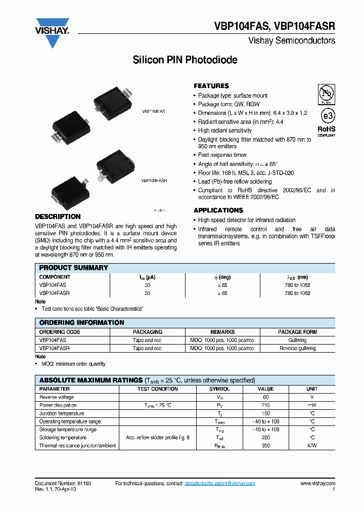 VBP104FAS_5002638.PDF Datasheet
