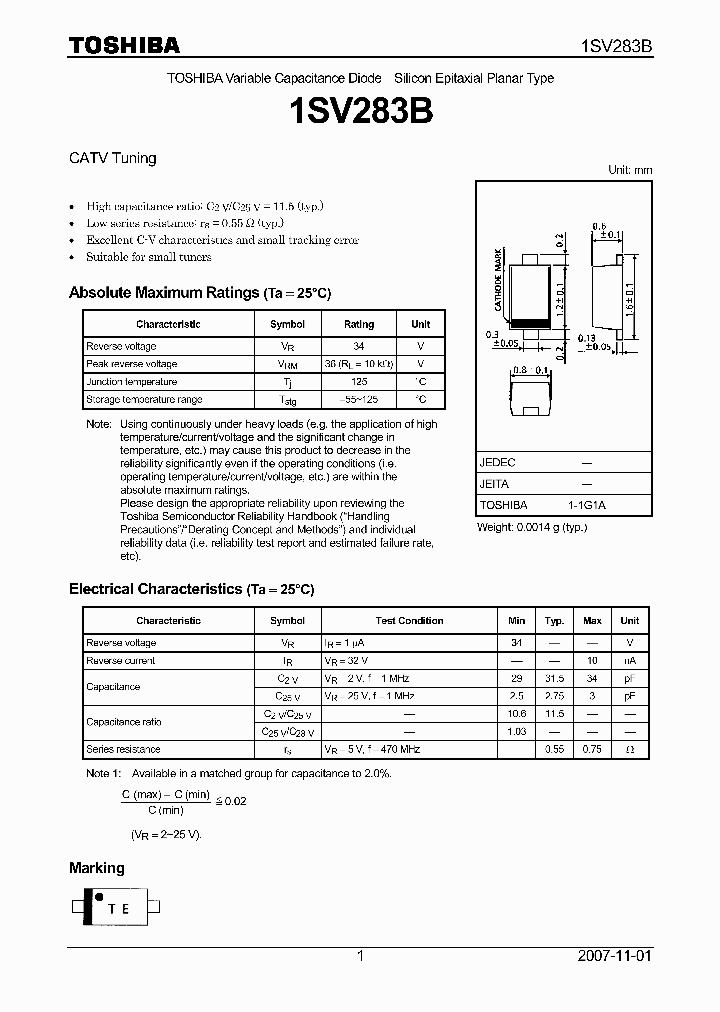 1SV283B_5003104.PDF Datasheet