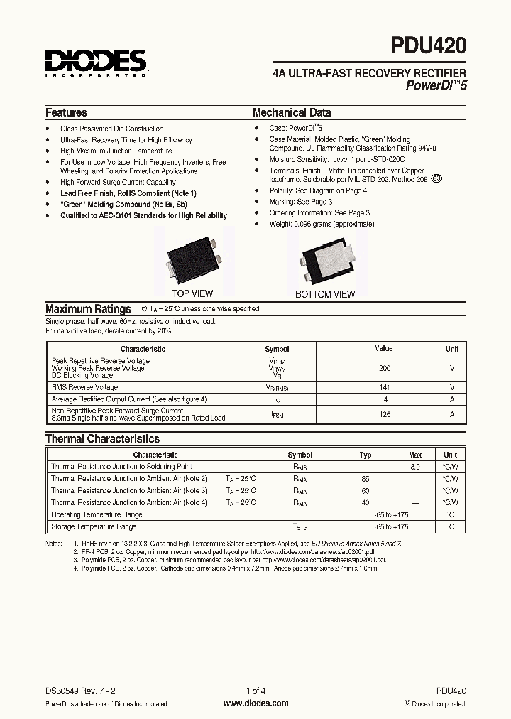 PDU420-13_5003134.PDF Datasheet