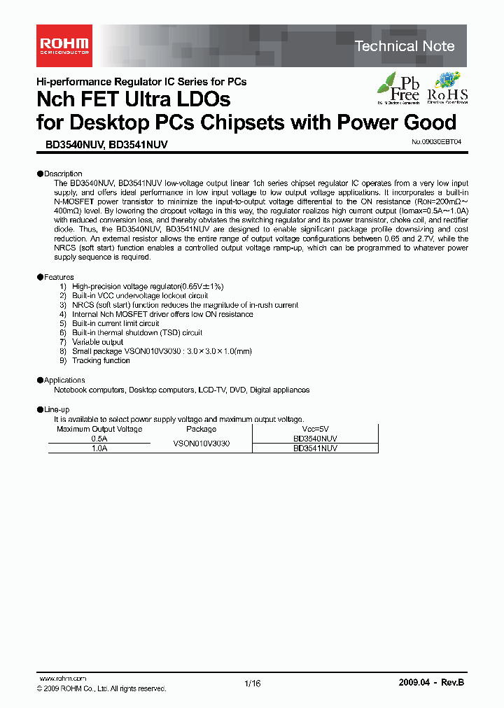 BD3540NUV09_5003220.PDF Datasheet