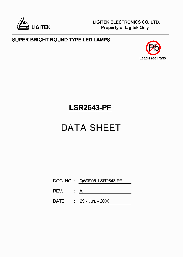 LSR2643-PF_5003389.PDF Datasheet