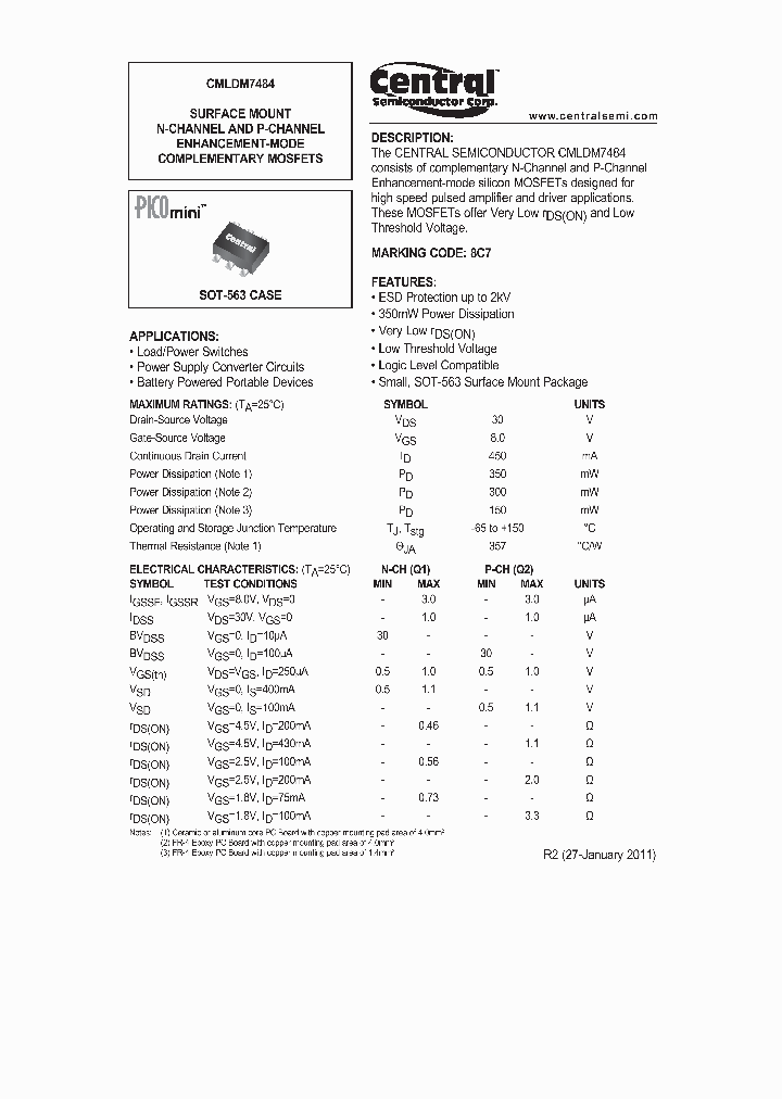 CMLDM7484_5003697.PDF Datasheet