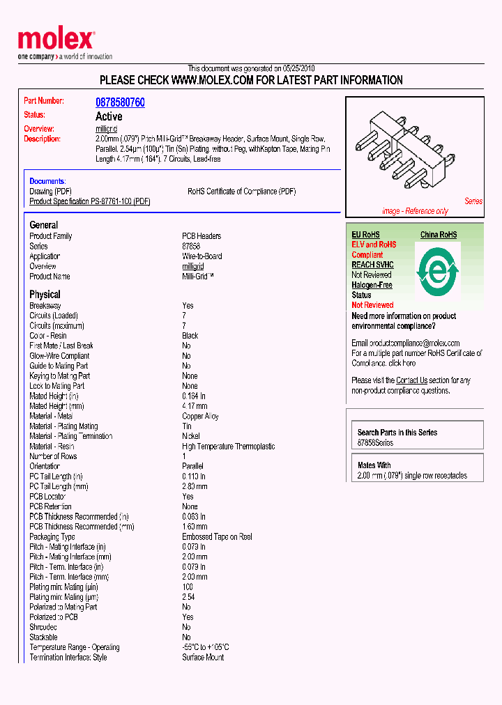 0878580760_5004001.PDF Datasheet