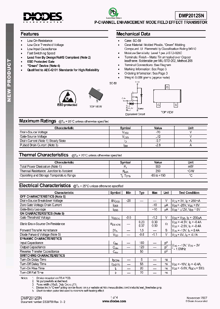DMP2012SN_5005676.PDF Datasheet