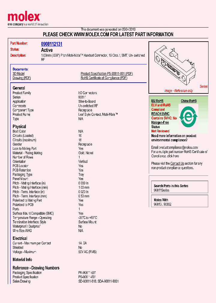 SDA-90811-9001_5006135.PDF Datasheet