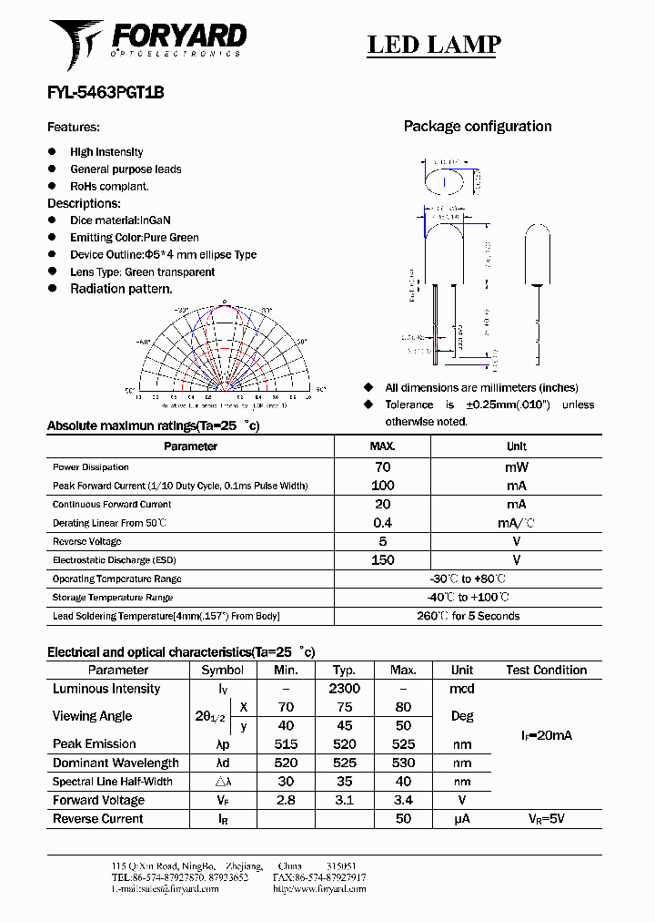 FYL-5463PGT1B_5006309.PDF Datasheet