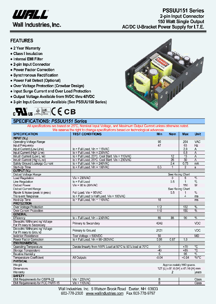 PSSUU151_5006903.PDF Datasheet