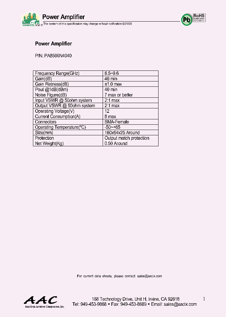 PA8596N4040_5007382.PDF Datasheet