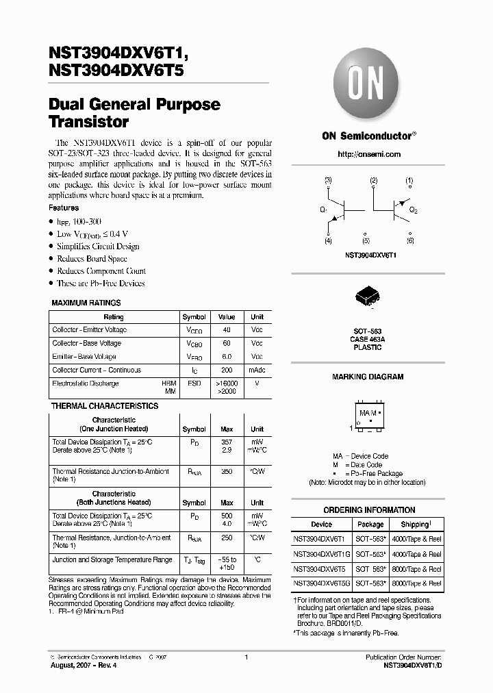 NST3904DXV6T1_5007479.PDF Datasheet