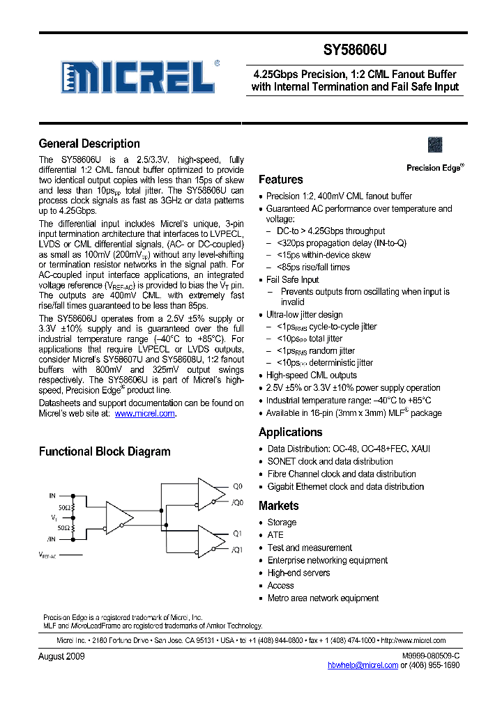 SY58606U09_5007601.PDF Datasheet