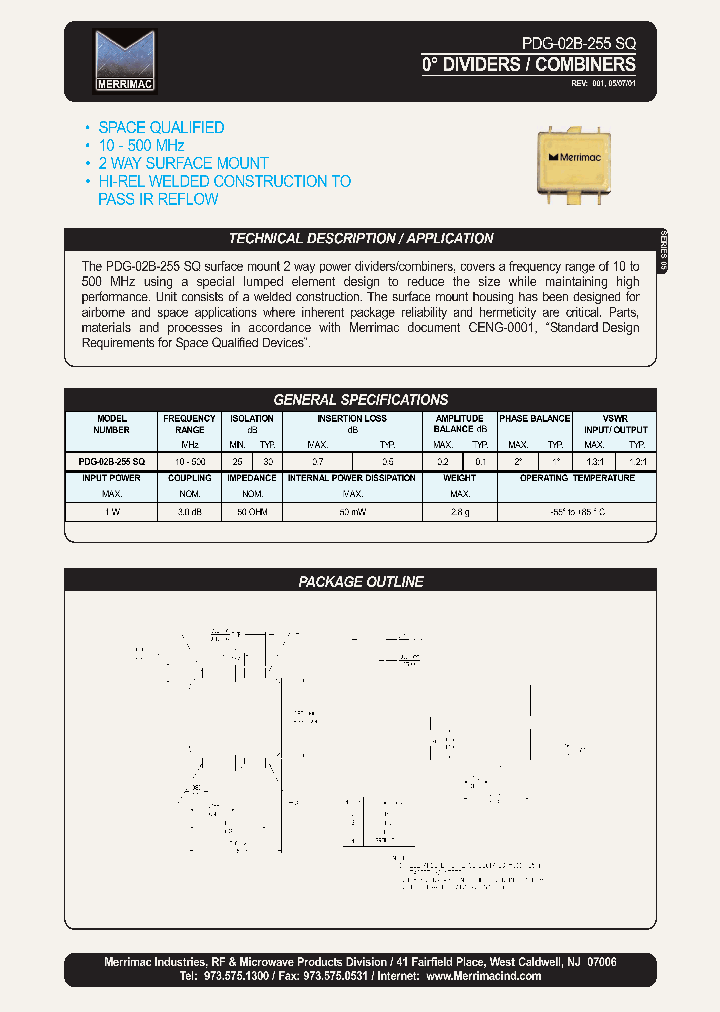 PDG-02B-255SQ_5007670.PDF Datasheet