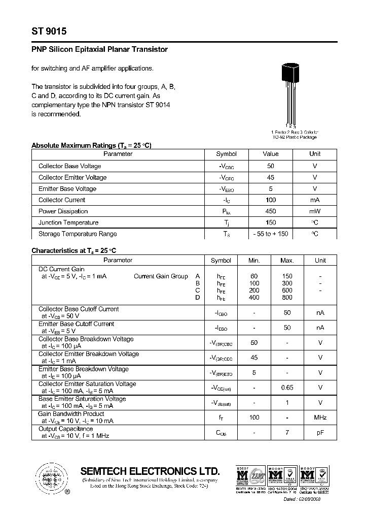 ST9015_5009133.PDF Datasheet