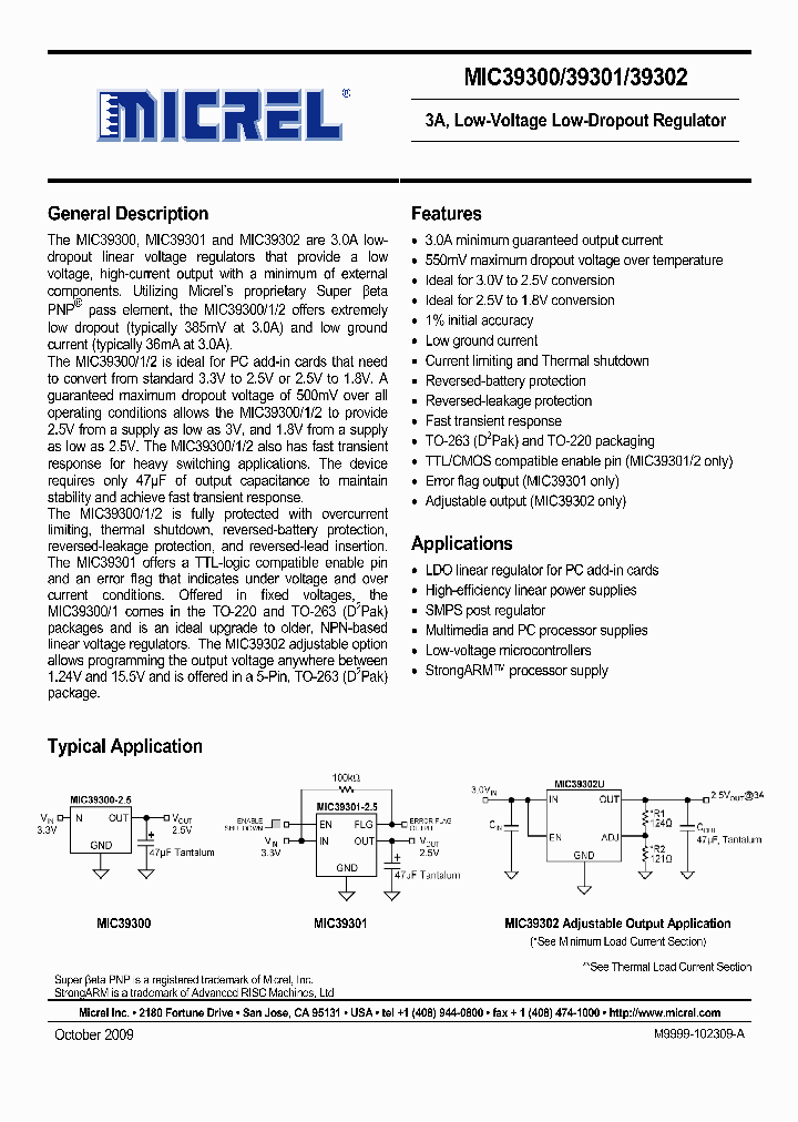 MIC39300_5009782.PDF Datasheet