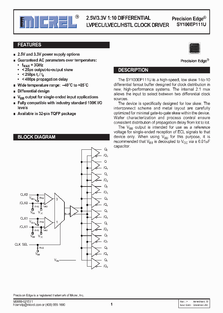 SY100EP111UTITR_5010329.PDF Datasheet
