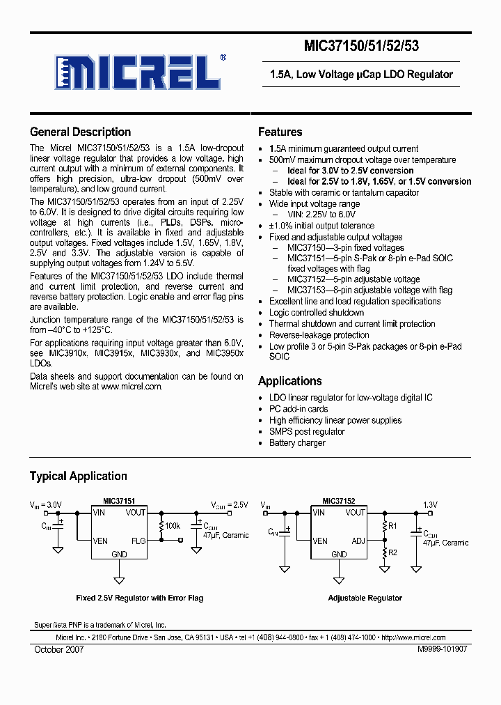 MIC37152WR_5010889.PDF Datasheet