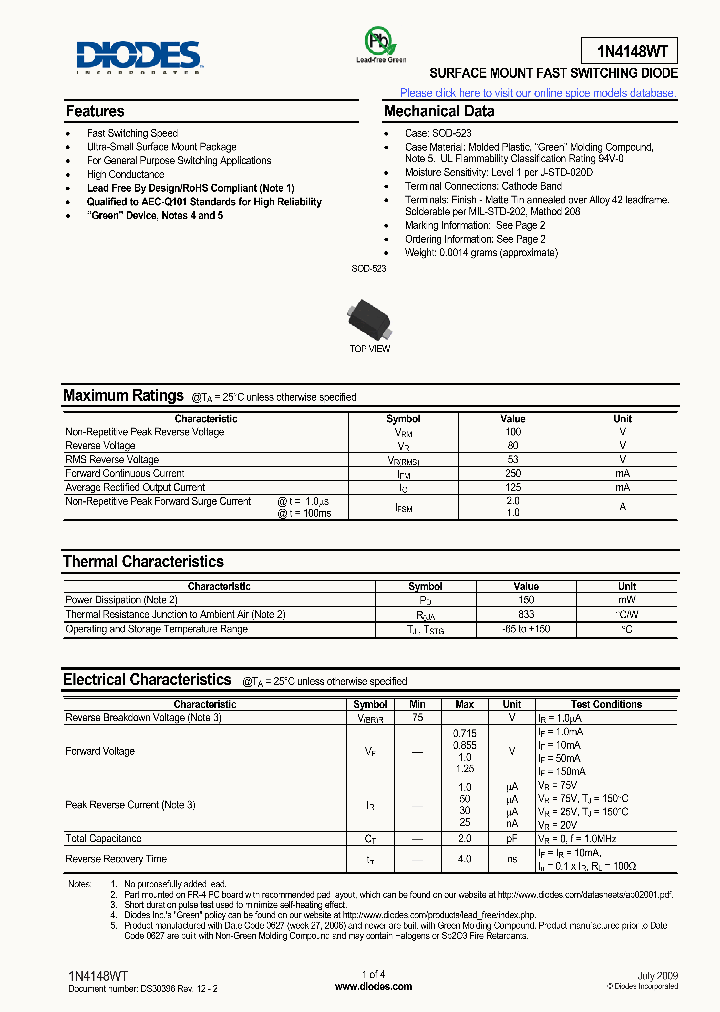 1N4148WT_5011198.PDF Datasheet