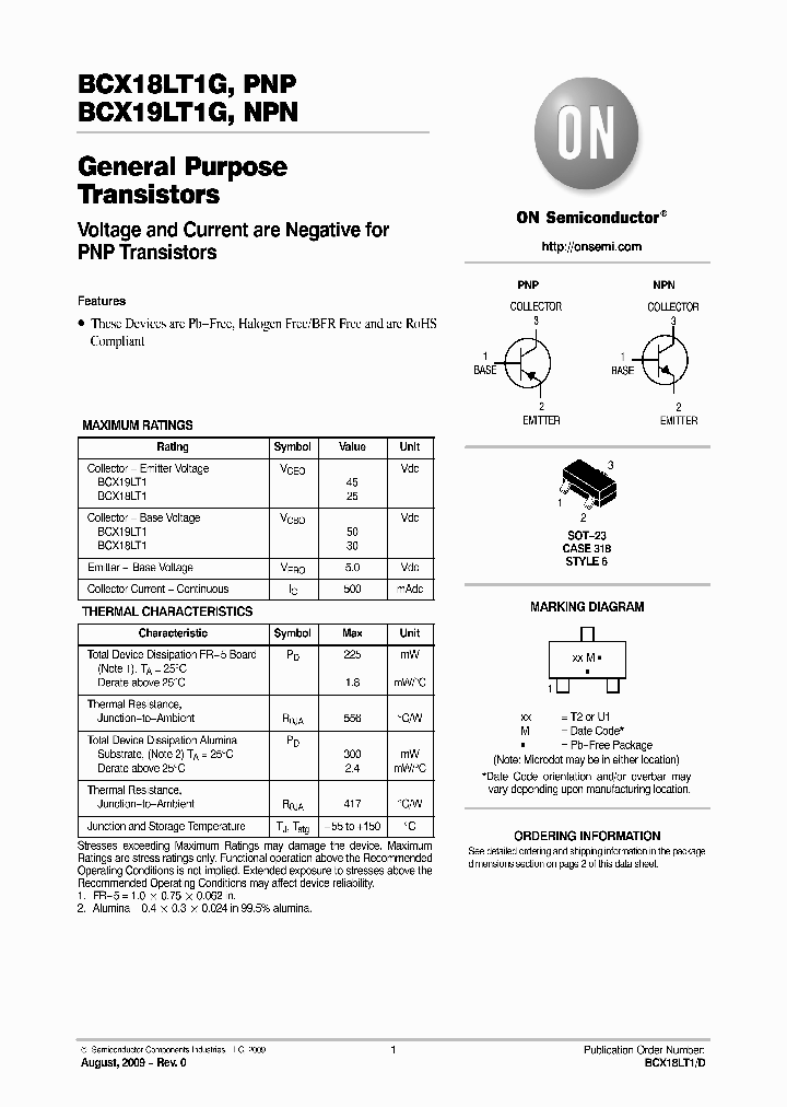 BCX18LT1G_5011255.PDF Datasheet