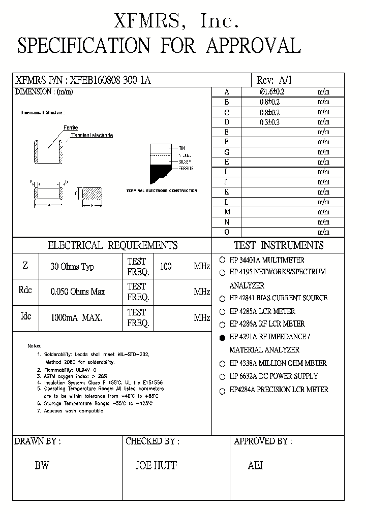 XFEB160808-300-1A_5011344.PDF Datasheet