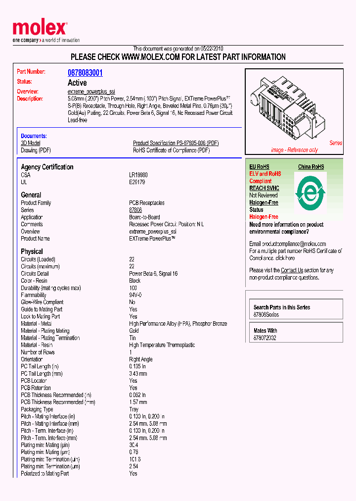 87808-3001_5011346.PDF Datasheet