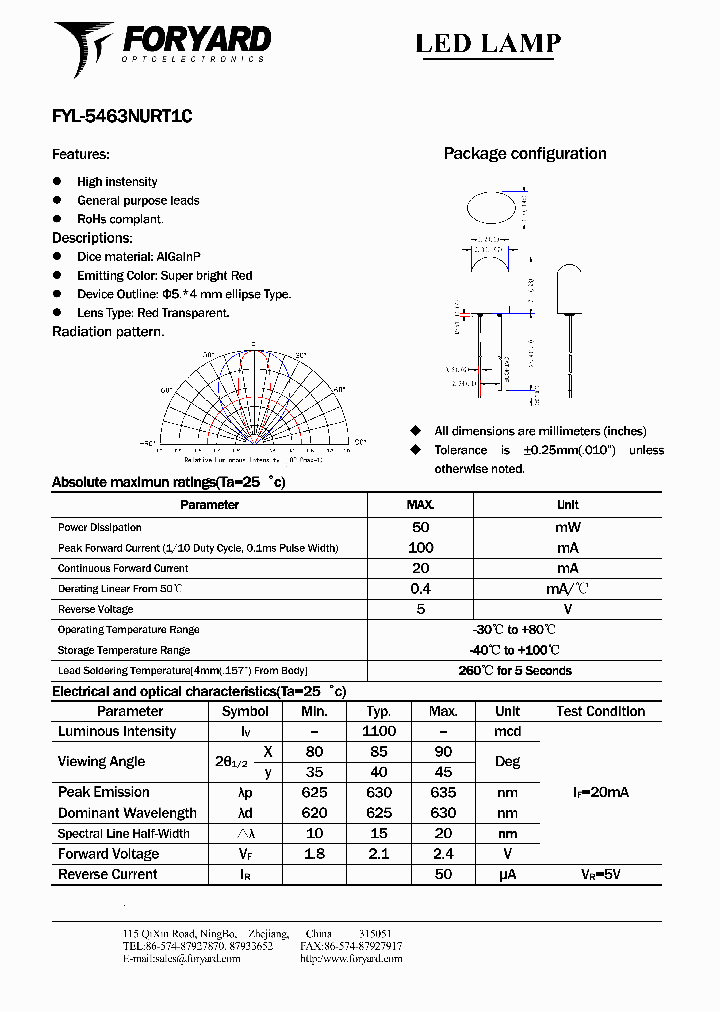 FYL-5463NURT1C_5011444.PDF Datasheet
