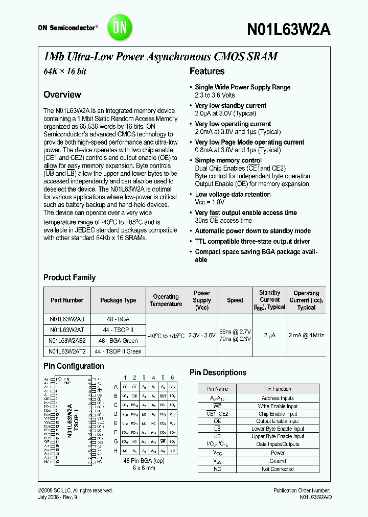 N01L63W2AB25I_5011616.PDF Datasheet