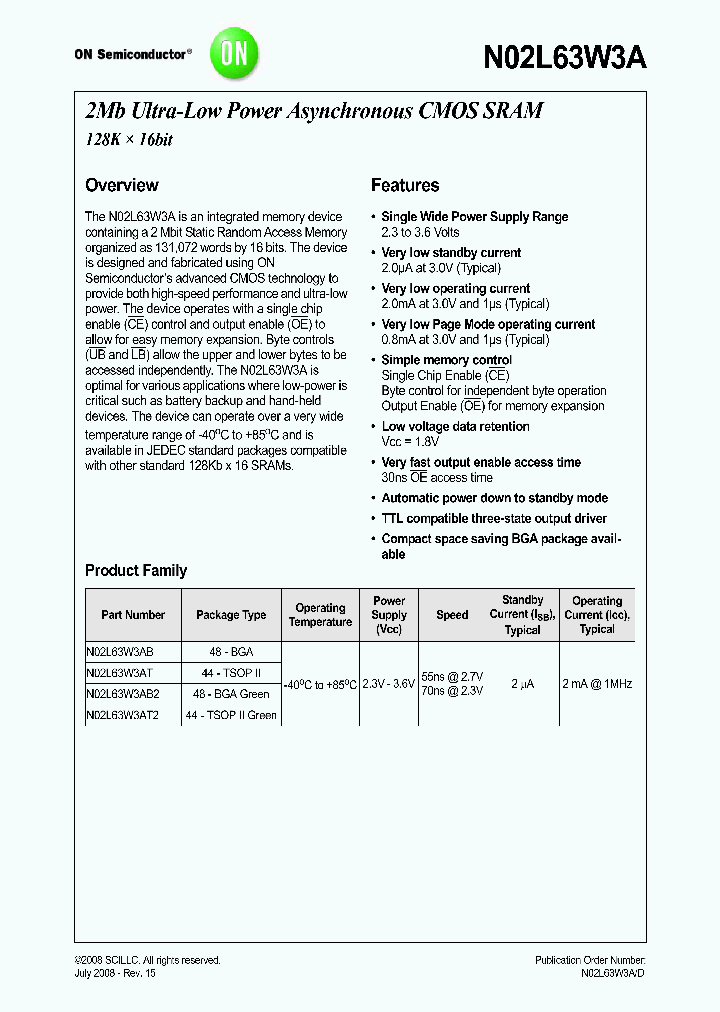 N02L63W3AB25I_5011619.PDF Datasheet