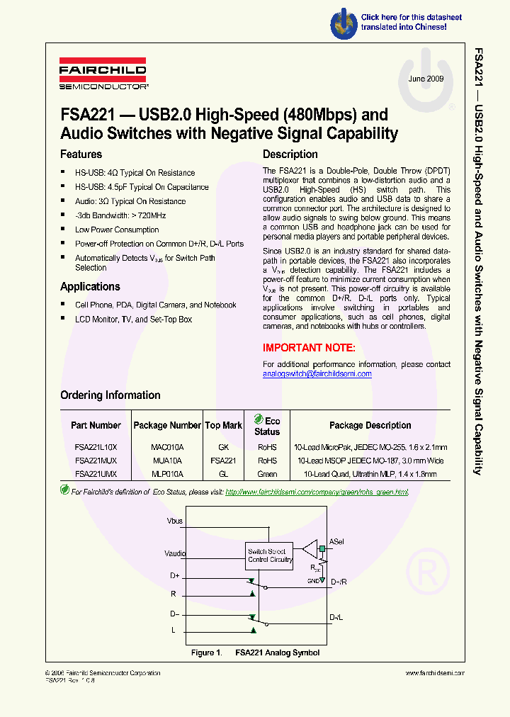 FSA22109_5012598.PDF Datasheet