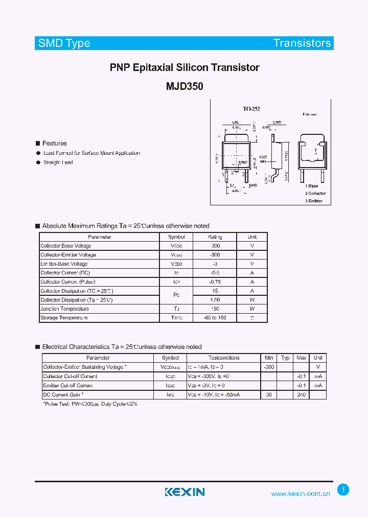 MJD350_5012651.PDF Datasheet