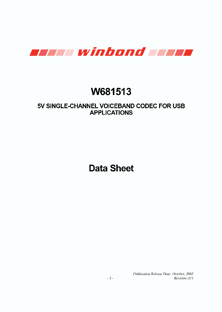W681513SG_5013189.PDF Datasheet