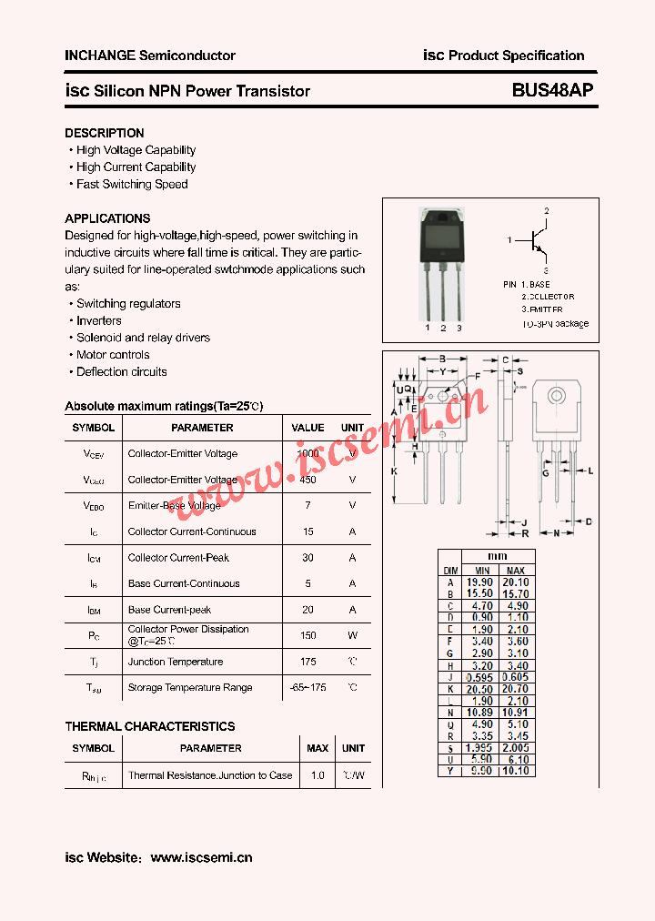 BUS48AP_5014000.PDF Datasheet