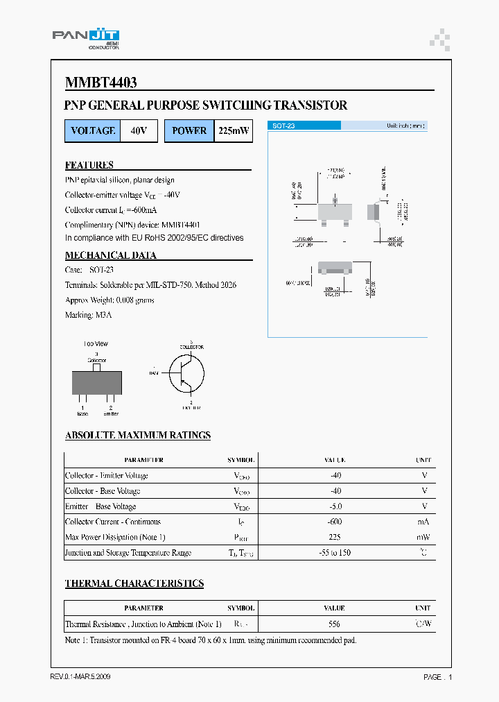 MMBT440309_5014337.PDF Datasheet