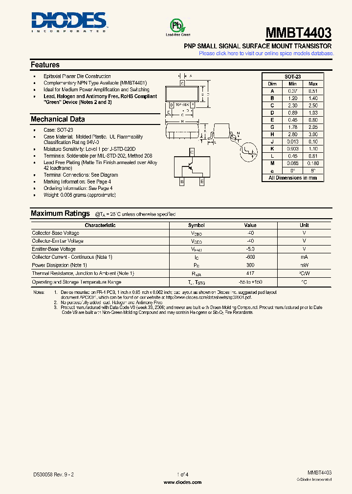 MMBT44032_5014338.PDF Datasheet