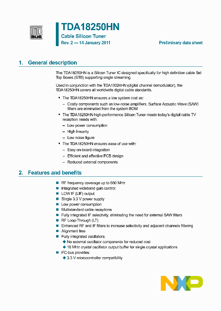 TDA18250HN_5014362.PDF Datasheet