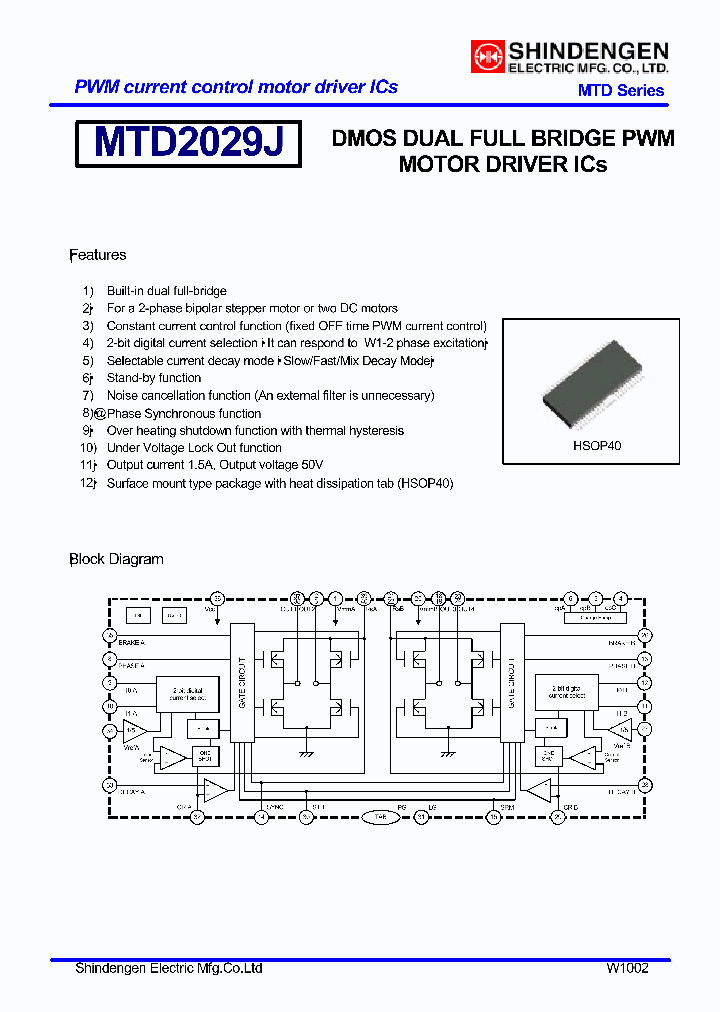 MTD2029J_5014405.PDF Datasheet