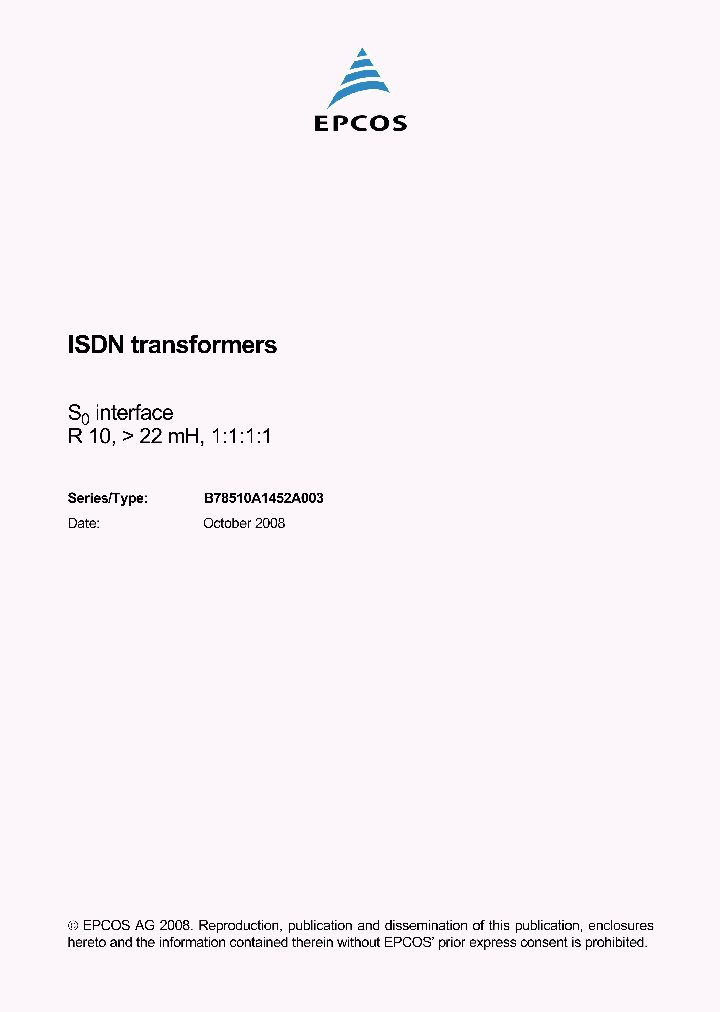 B78510A1452A00308_5014707.PDF Datasheet