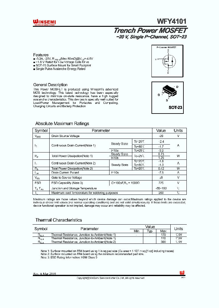 WFY4101_5015410.PDF Datasheet