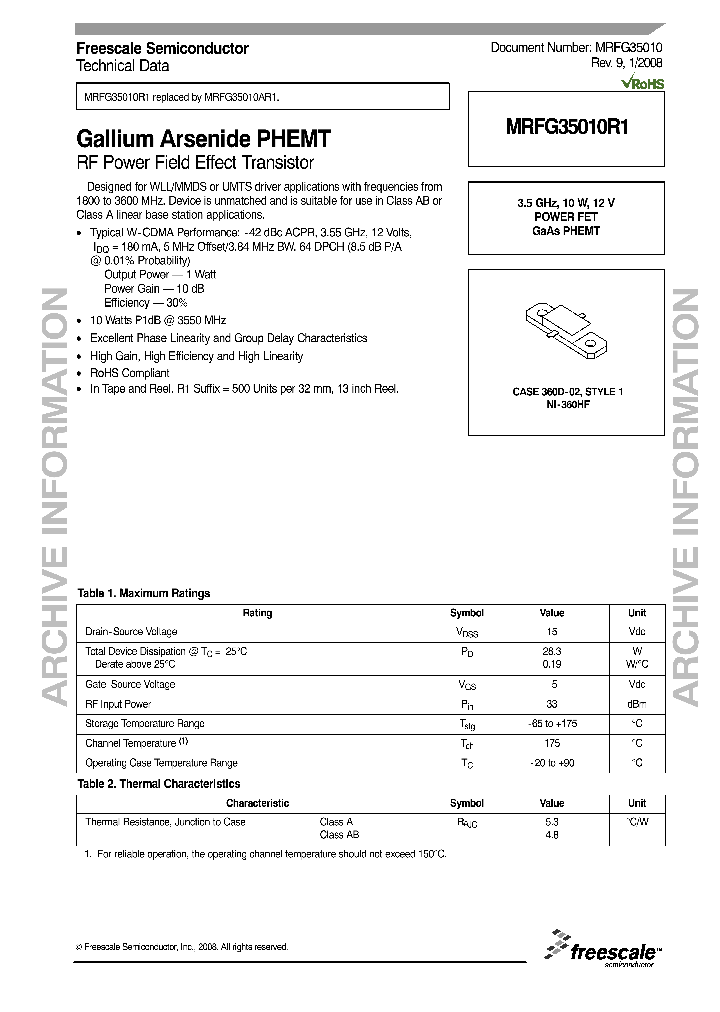 MRFG35010R1_5016142.PDF Datasheet