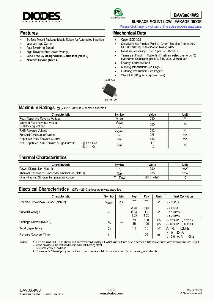 BAV3004WS_5016415.PDF Datasheet