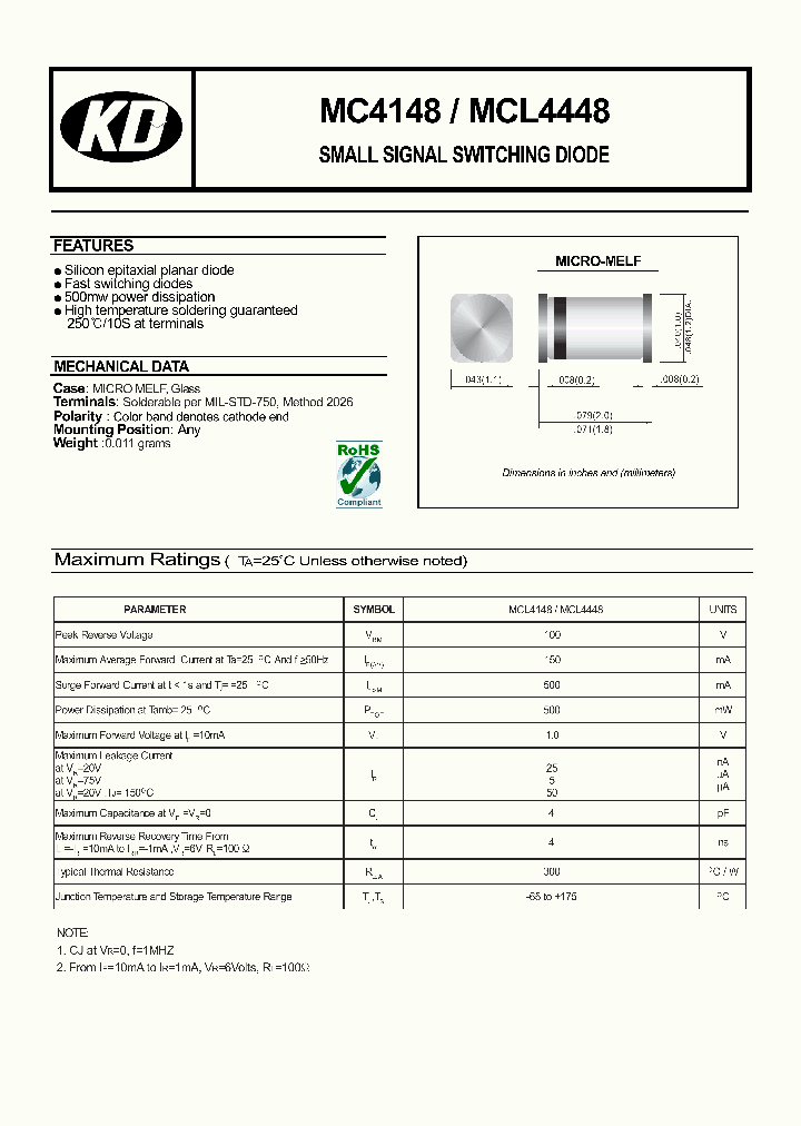 MC4148_5016453.PDF Datasheet