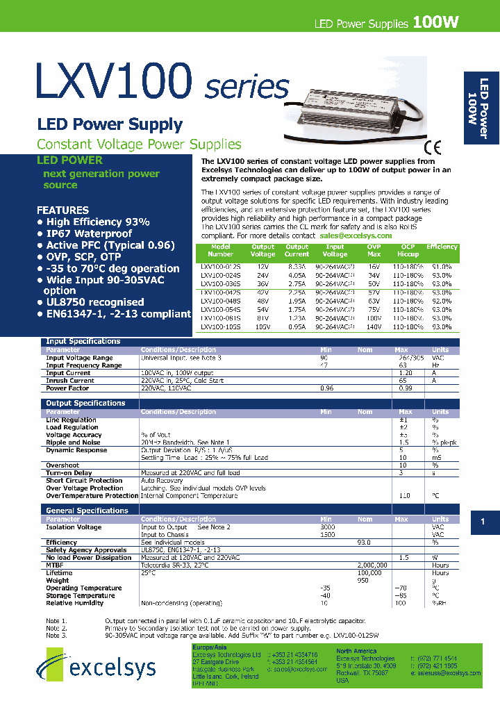 LXV100-081S_5016789.PDF Datasheet