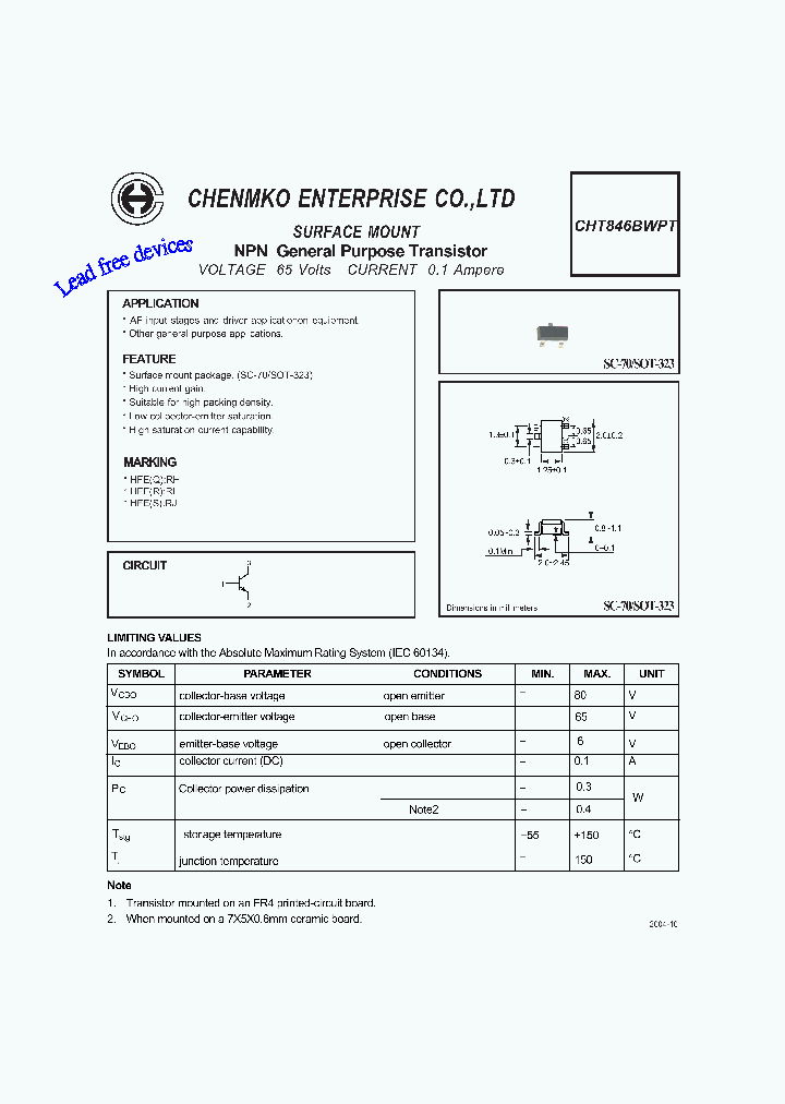 CHT846BWPT_5017179.PDF Datasheet