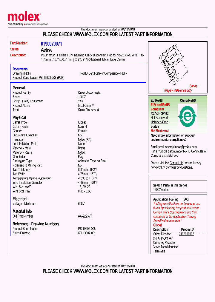0190070071_5017433.PDF Datasheet