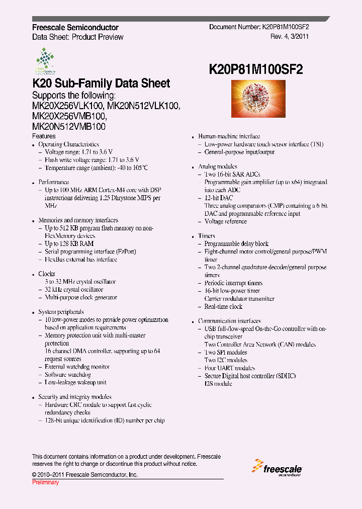 MK20N512VLK100_5017558.PDF Datasheet