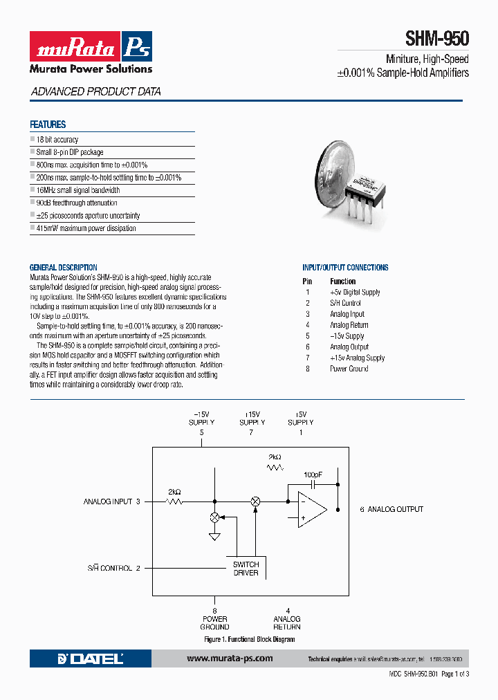 SHM-950MC_5017839.PDF Datasheet