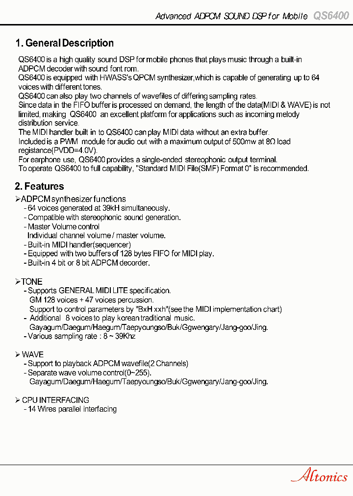 QS6400_5018068.PDF Datasheet